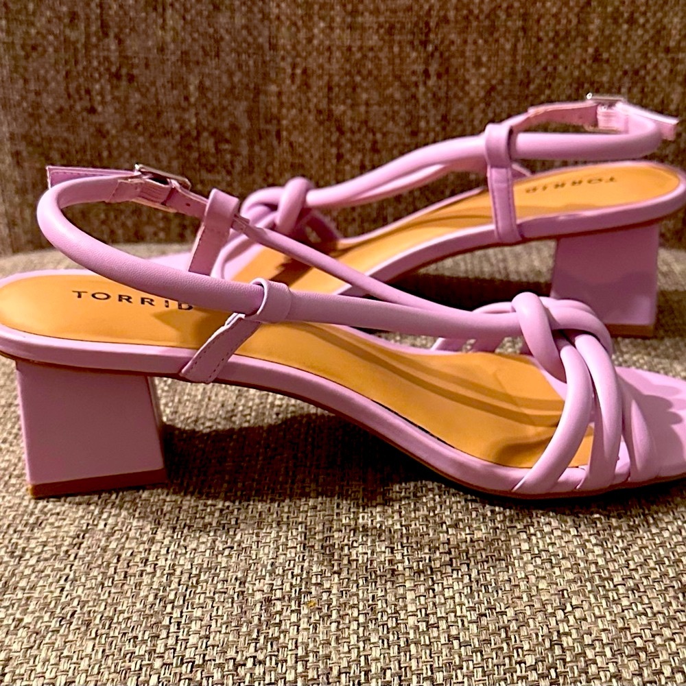 Torrid Women's Lavender Block Heel Sandals